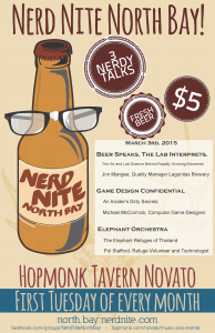 NerdNite NB Poster - March Lineup USE THIS ONE